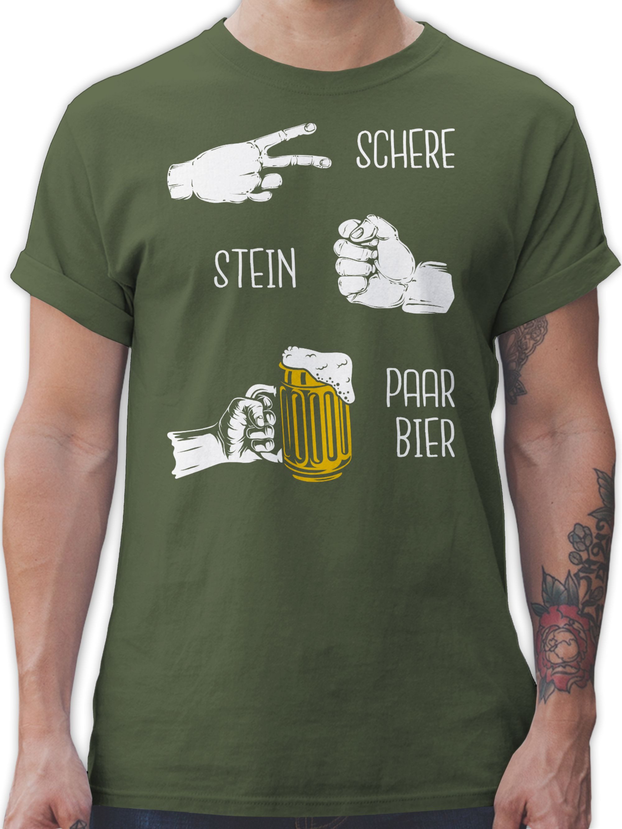 Shirtracer T-Shirt Biergeschenke Lustig - Schere günstig online kaufen