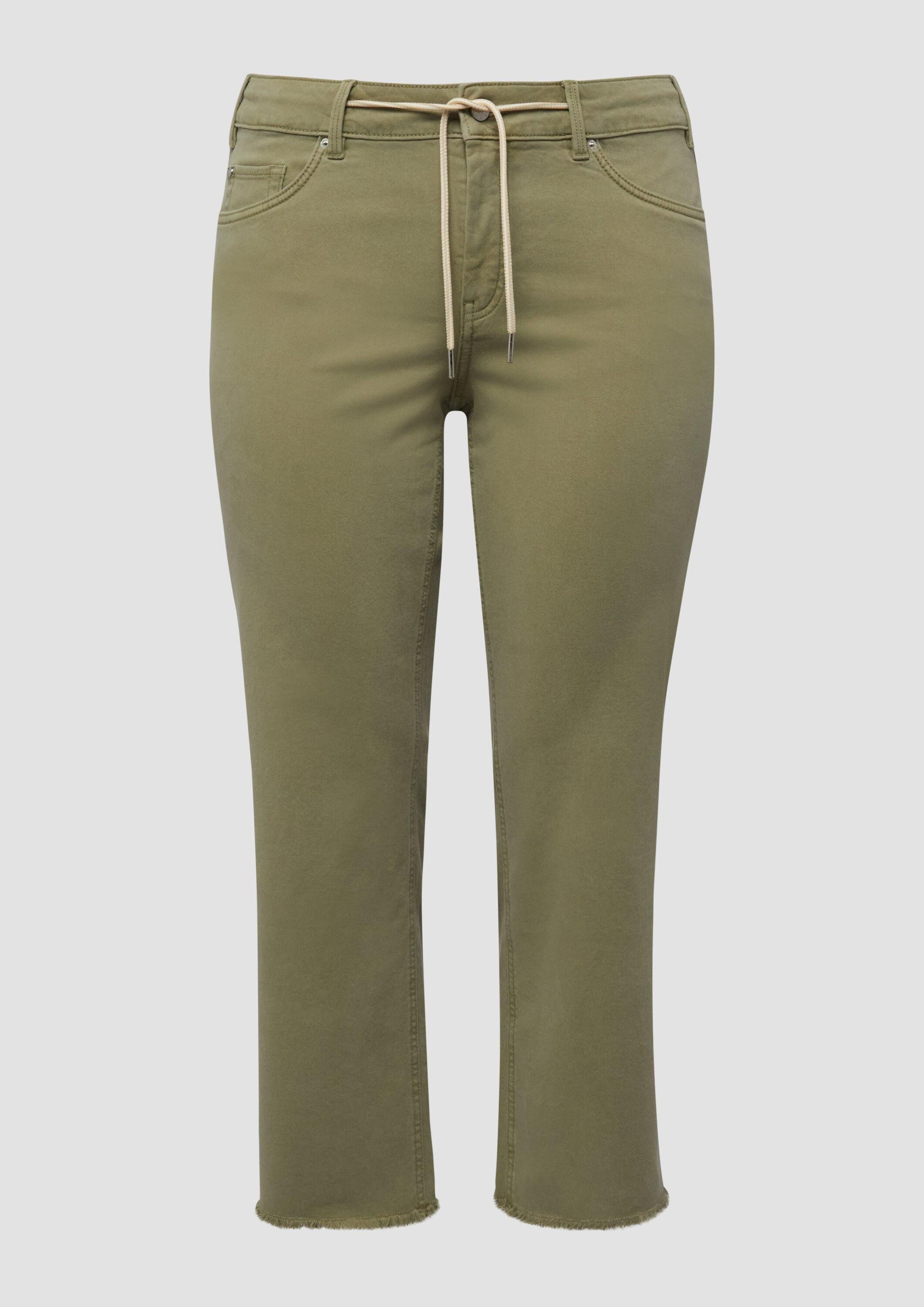 s.Oliver Regular-fit-Jeans Jeans-Hose Cropped Jeans / Straight Fit / Mid Rise / Straight Leg