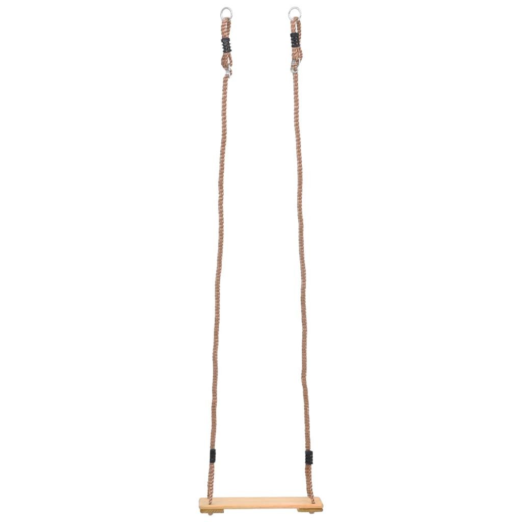 vidaXL Einzelschaukel, Brettschaukel 200 cm Massivholz Kiefer