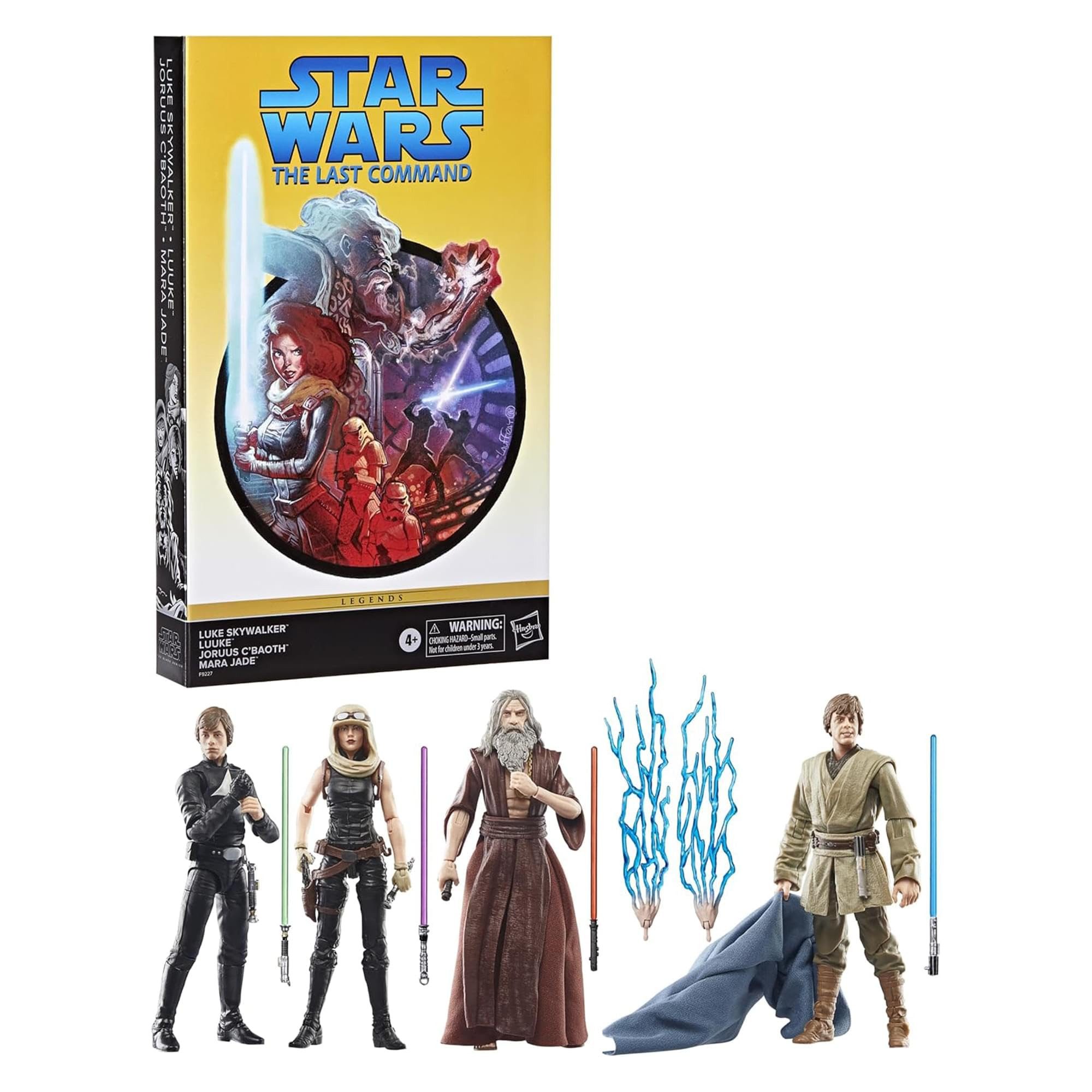 Hasbro Actionfigur The Black Series The Last Command 4er-Figurenset, detailgetreue Star Wars-Sammelfigur mit vielen Bewegungspunkten