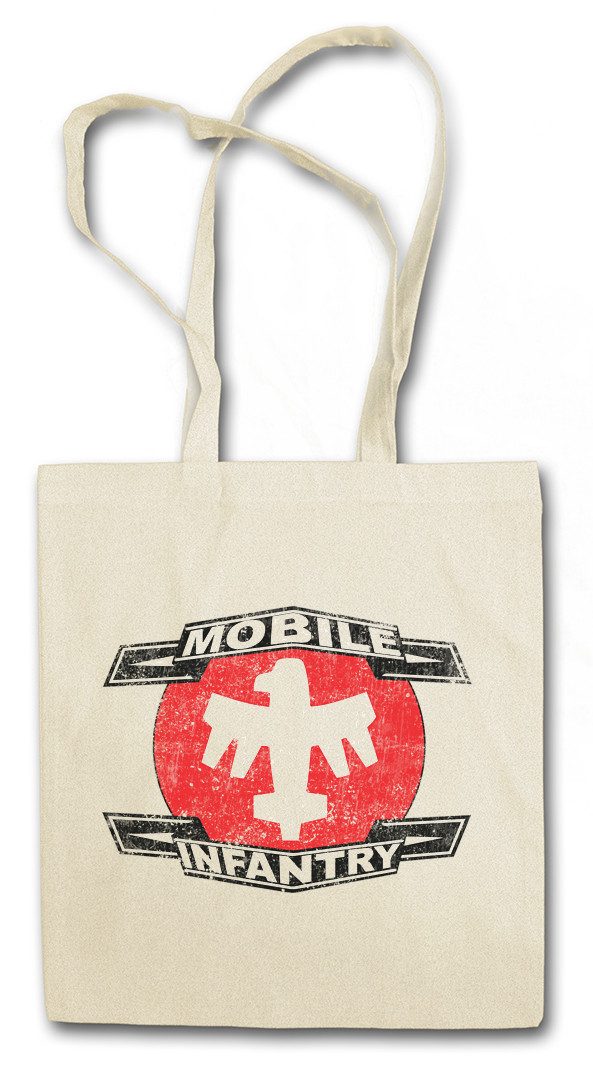 Beuteltasche Mobile Infantry Logo Stofftasche Federation Flag Starship Movie