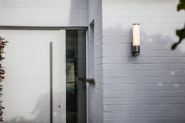 LUTEC LED Außen-Wandleuchte LEDA, LED fest integriert, Warmweiß