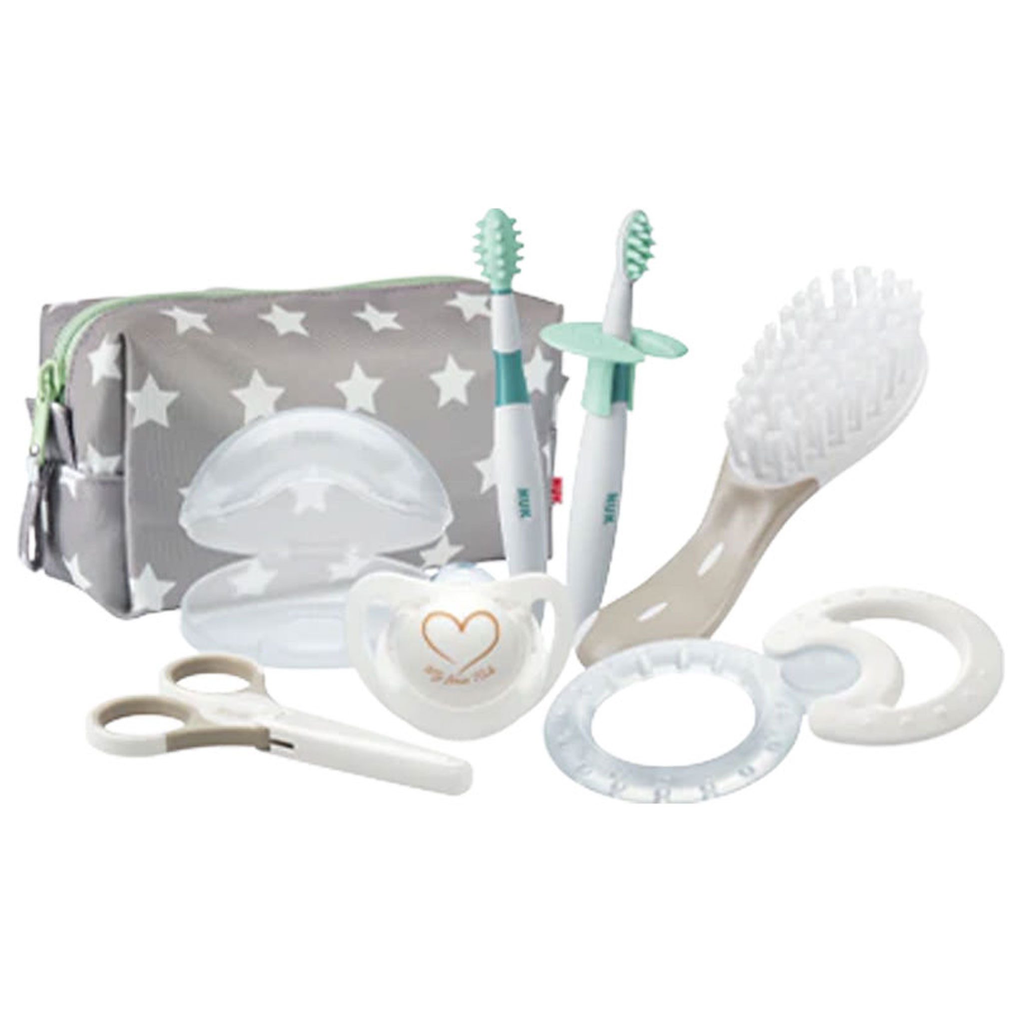 NUK Babypflege-Set NUK Babypflege-Set mit 7 Teilen, 7 tlg.