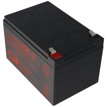 CSB Akku passend für APC Ersatzbatterie Nr. 4 APC-RBC4, CSB SCD4 Ersatzba Akku 12000 mAh (12,0 V)