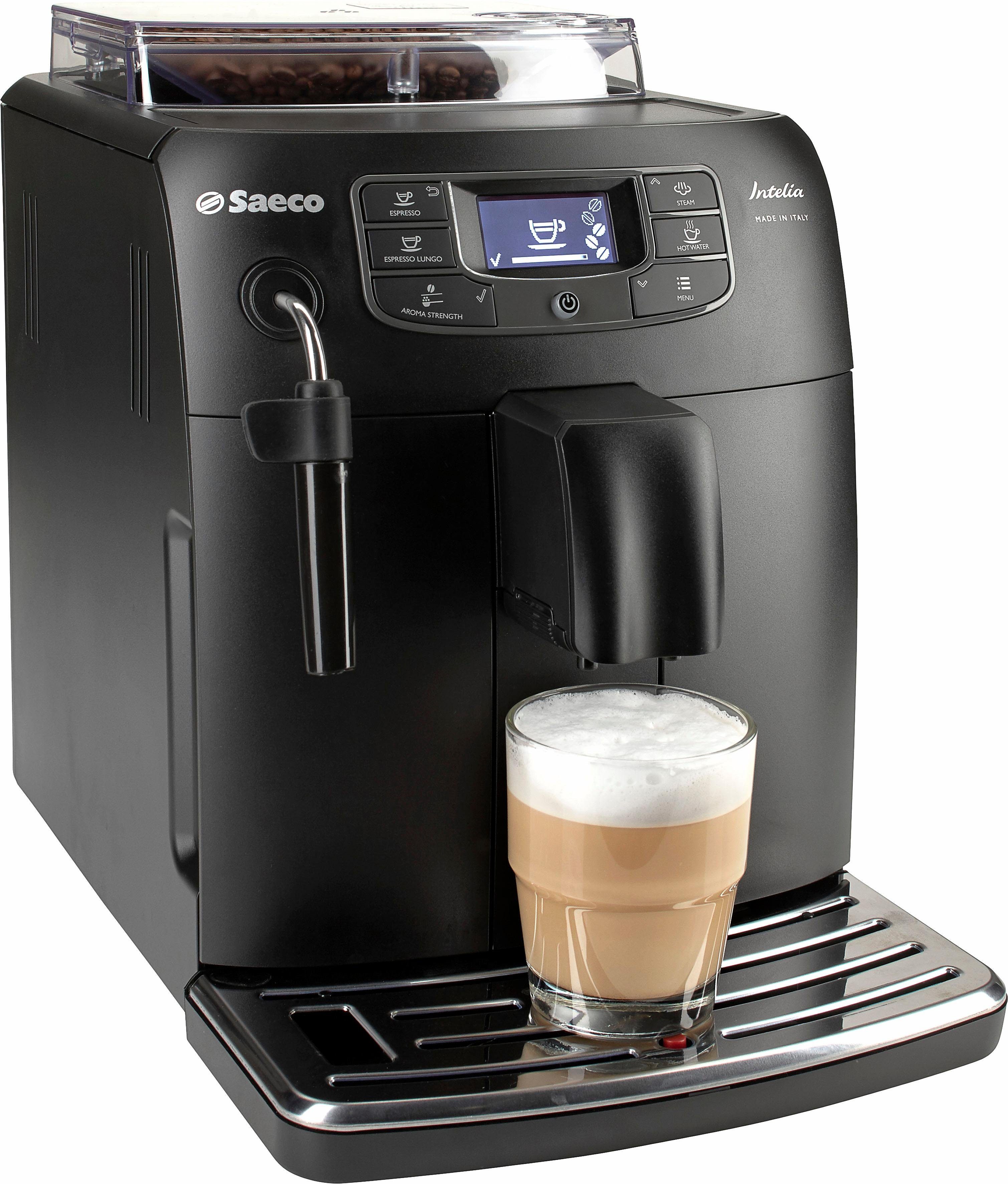 Saeco Kaffeevollautomat HD8900/01 Intelia Deluxe, mit Durchlauferhitzer