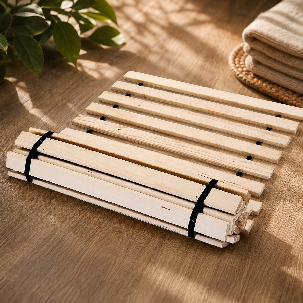 Rollrost 10 stabile Latten aus hochwertigem Massivholz, Best for You, Kopfteil non-adjustable base, Fußteil Not adjustable, Lattenrost, Stabilstes Rollrost, Lattenrost verschiedene größen
