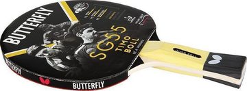Butterfly Tischtennisschläger 2x Timo Boll SG55 + 2x Drive Case 2, Tischtennis Schläger Set Tischtennisset Table Tennis Bat Racket