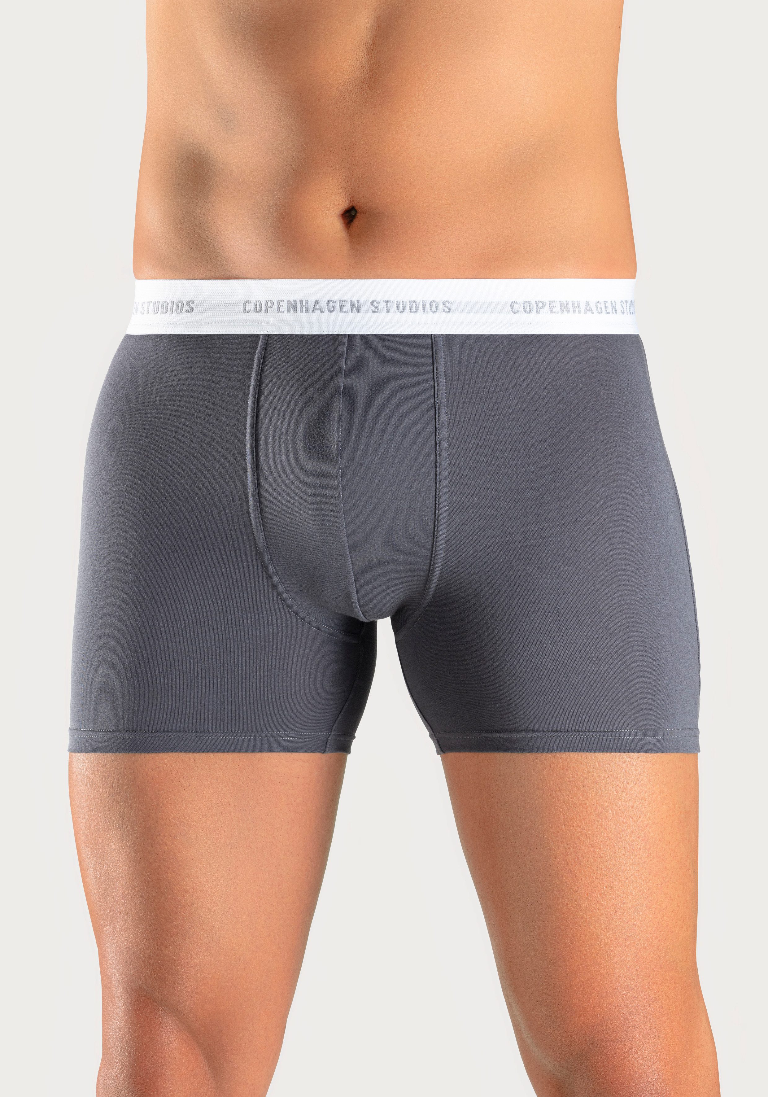 Copenhagen Studios Langer Boxer Boxershorts für Herren (Packung, 3-St., 3er günstig online kaufen