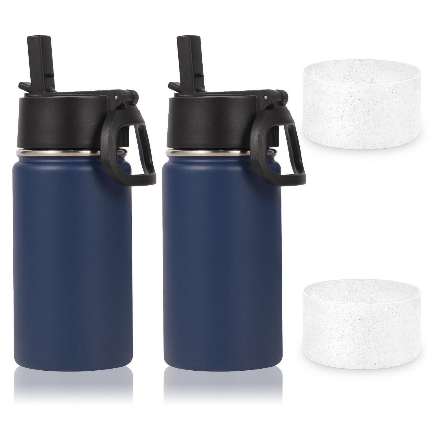 LuxusKollektion Isolierkanne Trinkflasche Kinder Edelstahl 2er-Set, (2-St)