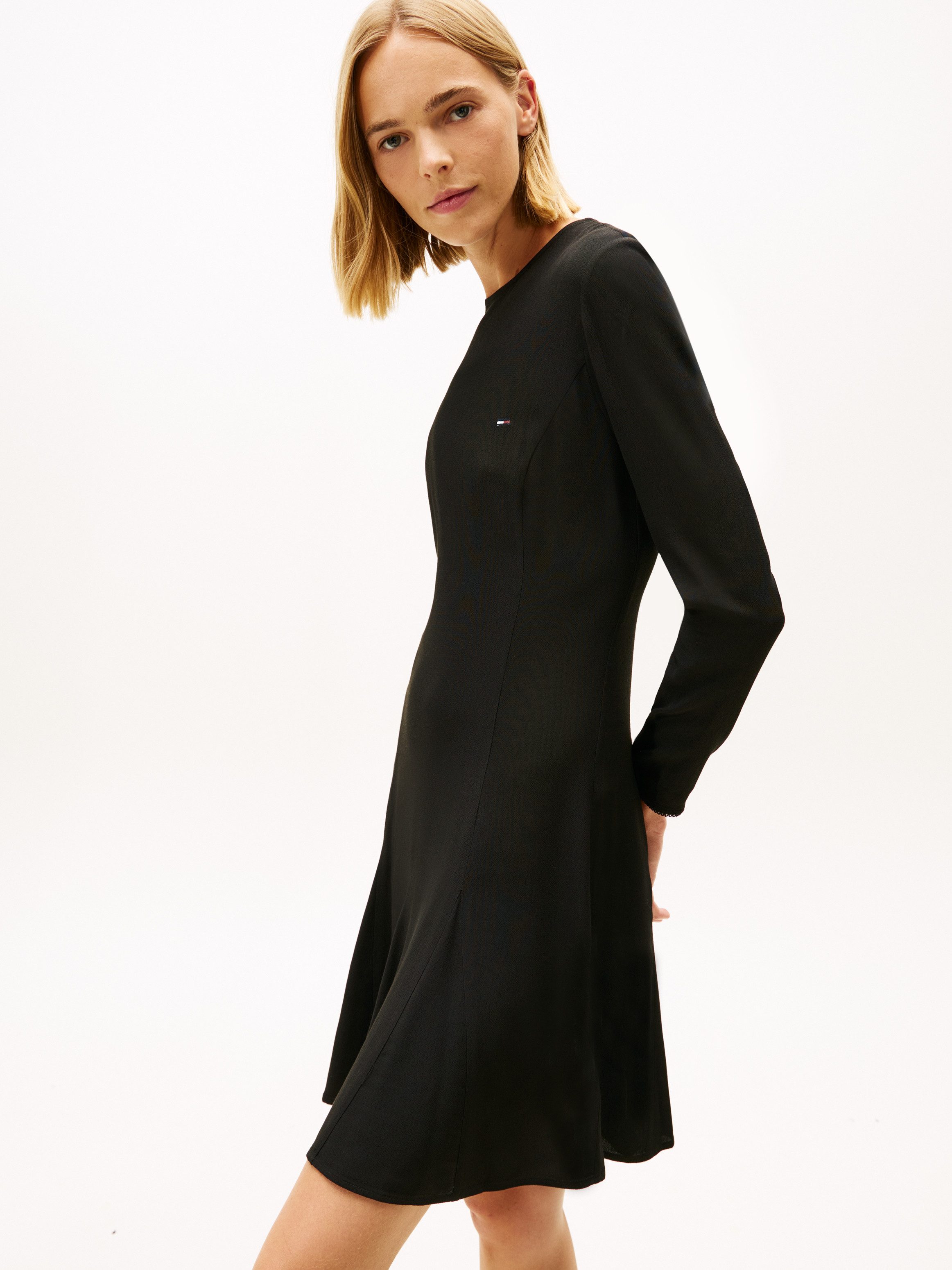 Tommy Jeans Minikleid TJW MINI F&F LS DRESS