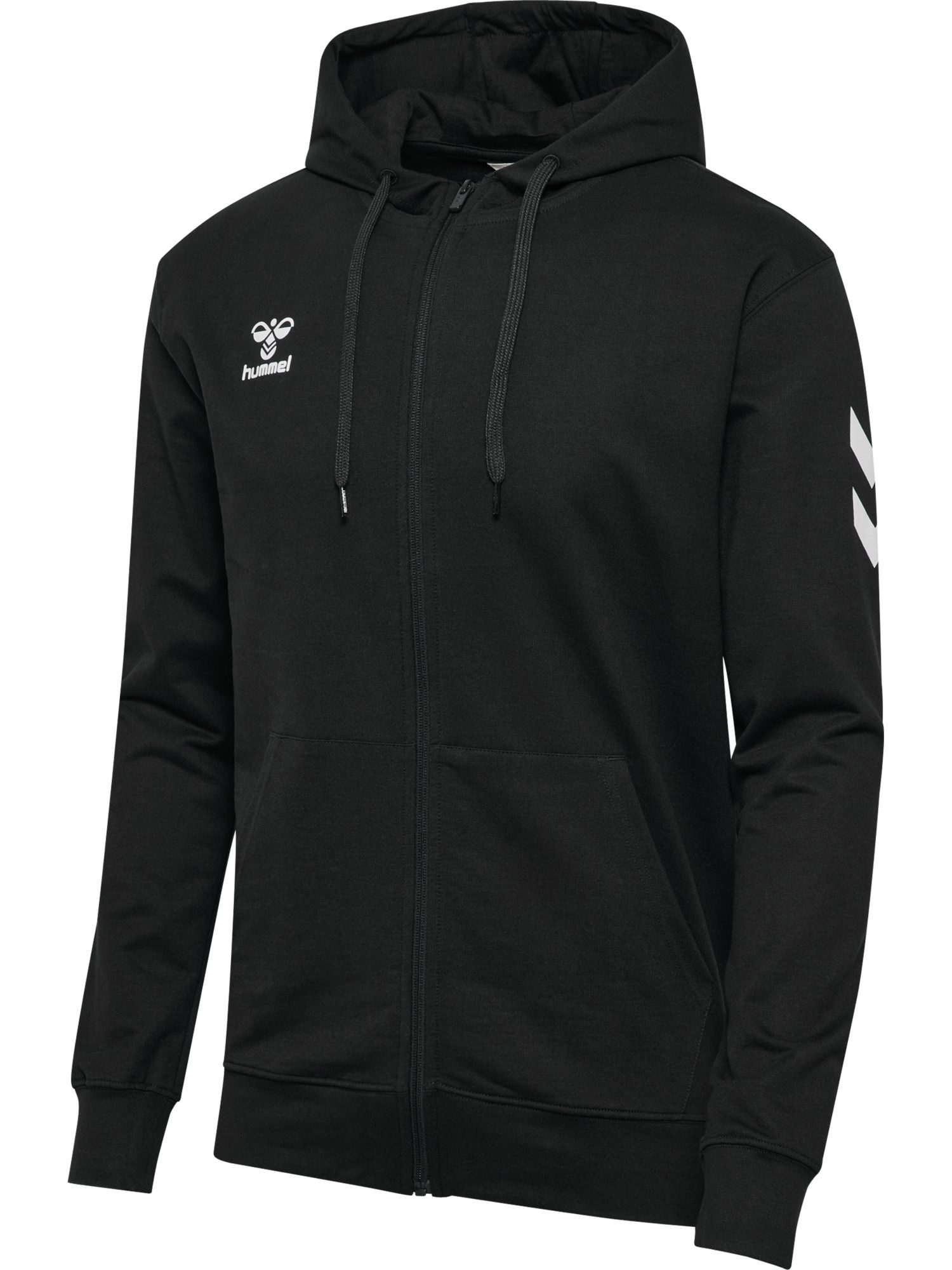 hummel Hoodie hmlGO 2.0 CHEVRON ZIP HOODIE BLACK