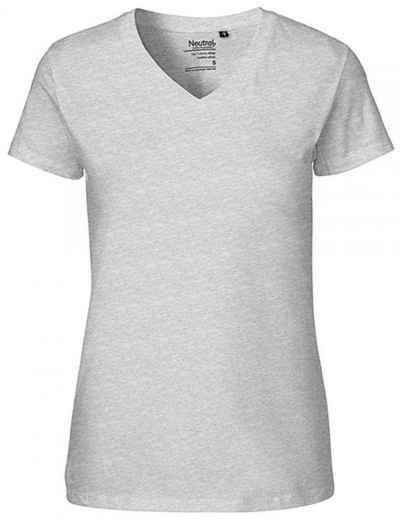 Neutral V-Shirt Damen V-neck T-Shirt