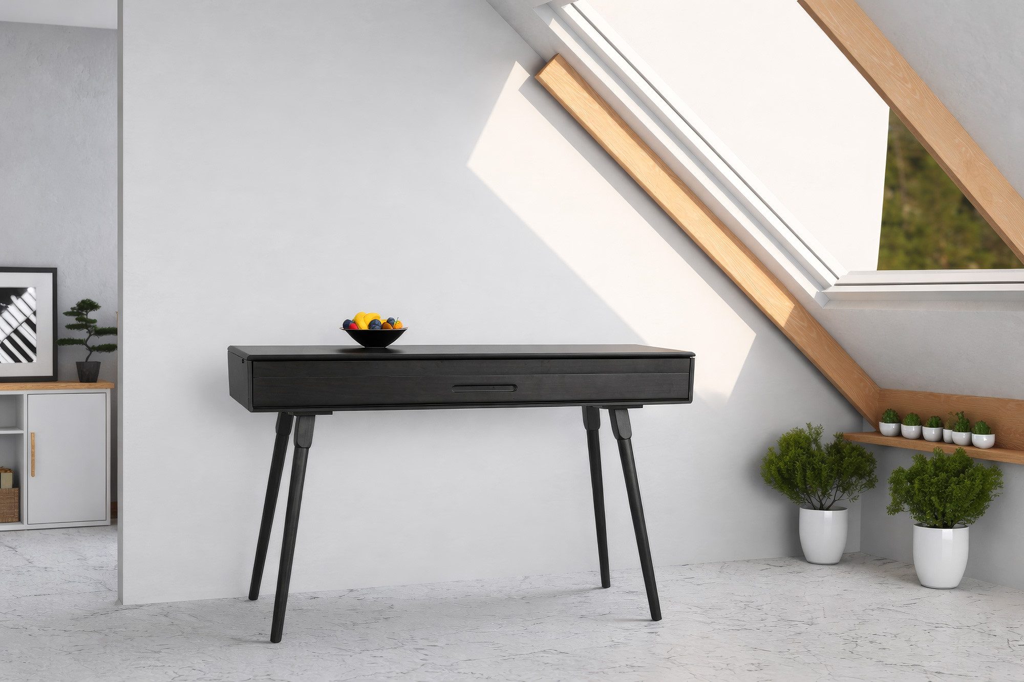 Classic Cantabile Digitalpiano DP-730 SM Schwarz matt, Tisch mit eingebautem Digitalpiano 88 Tasten mit Hammermechanik