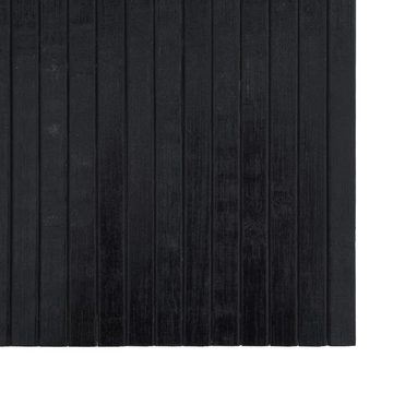 Teppich Teppich Rechteckig Schwarz 100x300 cm Bambus, vidaXL, Rechteckig