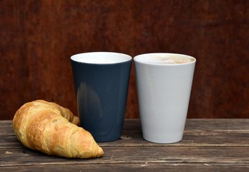 Mahlwerck Manufaktur Latte-Macchiato-Tasse Solo, Porzellan, 100 % klimaneutral