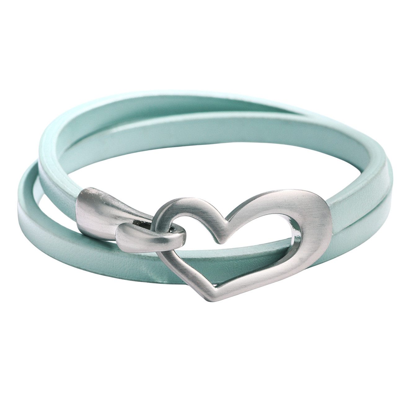 KARMA Wickelarmband Damen Herz PU Leder günstig online kaufen