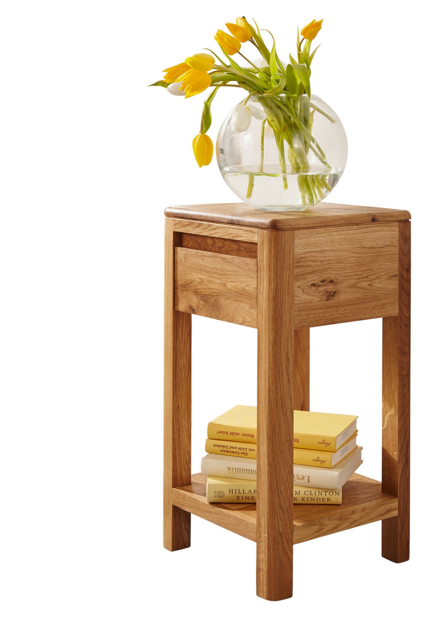 Main Möbel Blumentisch Blumensäule 30x60cm "Bayreuth" Wildeiche massiv