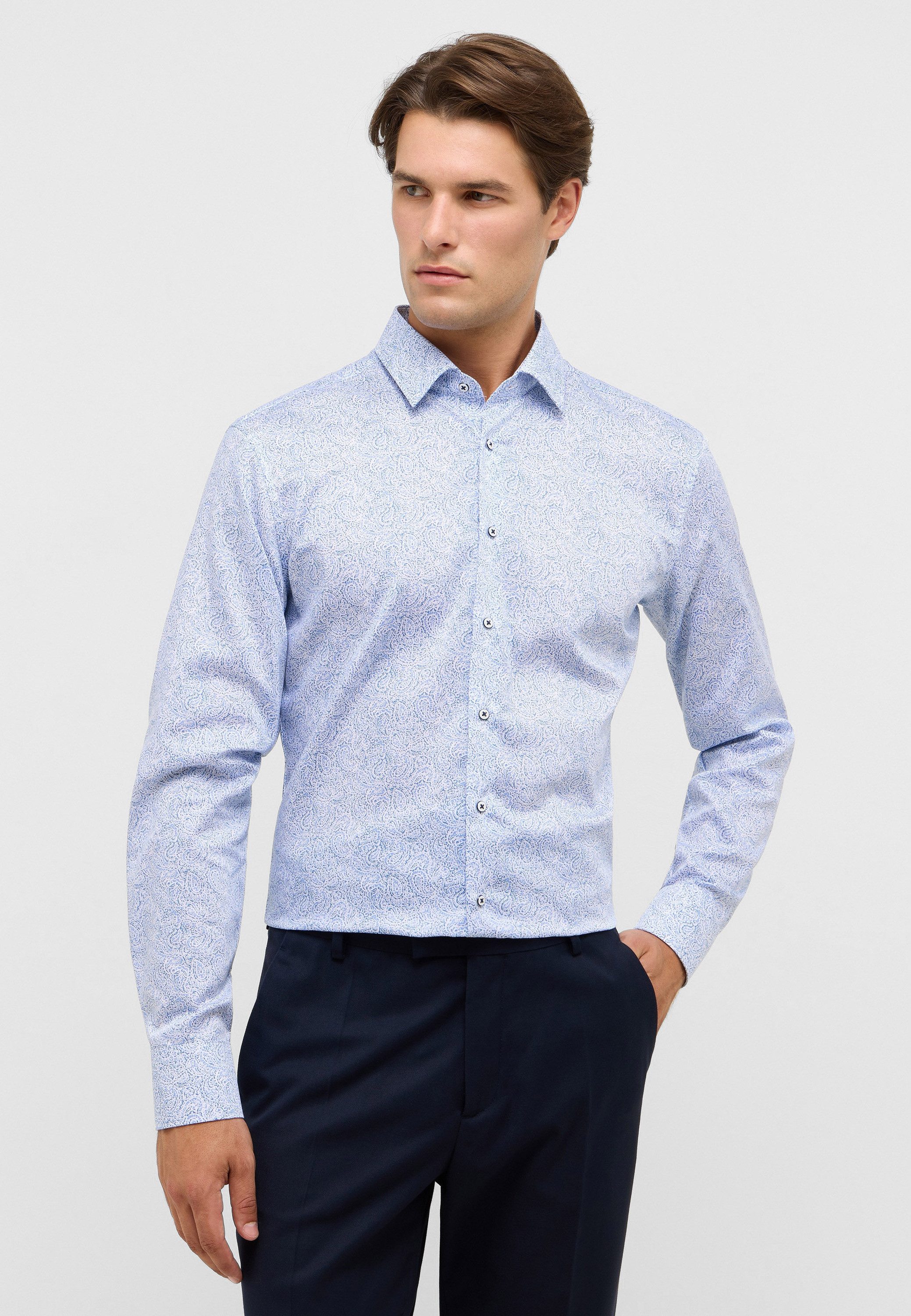 Eterna Langarmhemd SLIM FIT NON IRON günstig online kaufen