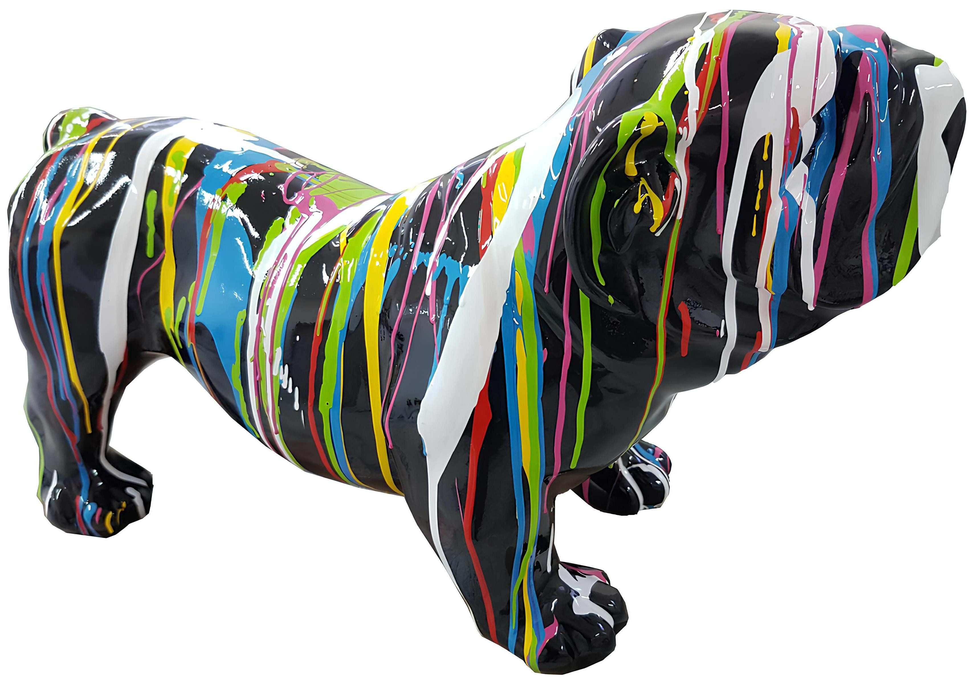 Xlmoebel Skulptur Abstrakte Hundeskulptur in elegantem Design für moderne Wohnräume (ABSTRAKTE SKULPTUR MATERIAL: ACRYL 32 CM HÖHE), Hergestellt in Europa