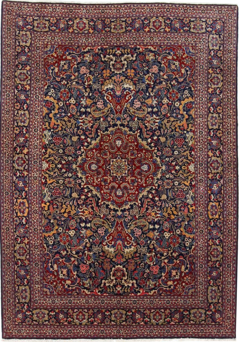 Orientteppich Täbriz Heydarzadeh Antik 138x199 rechteckig, 10 Handgeknüpfter Nain mm Orientteppich, Höhe: Trading