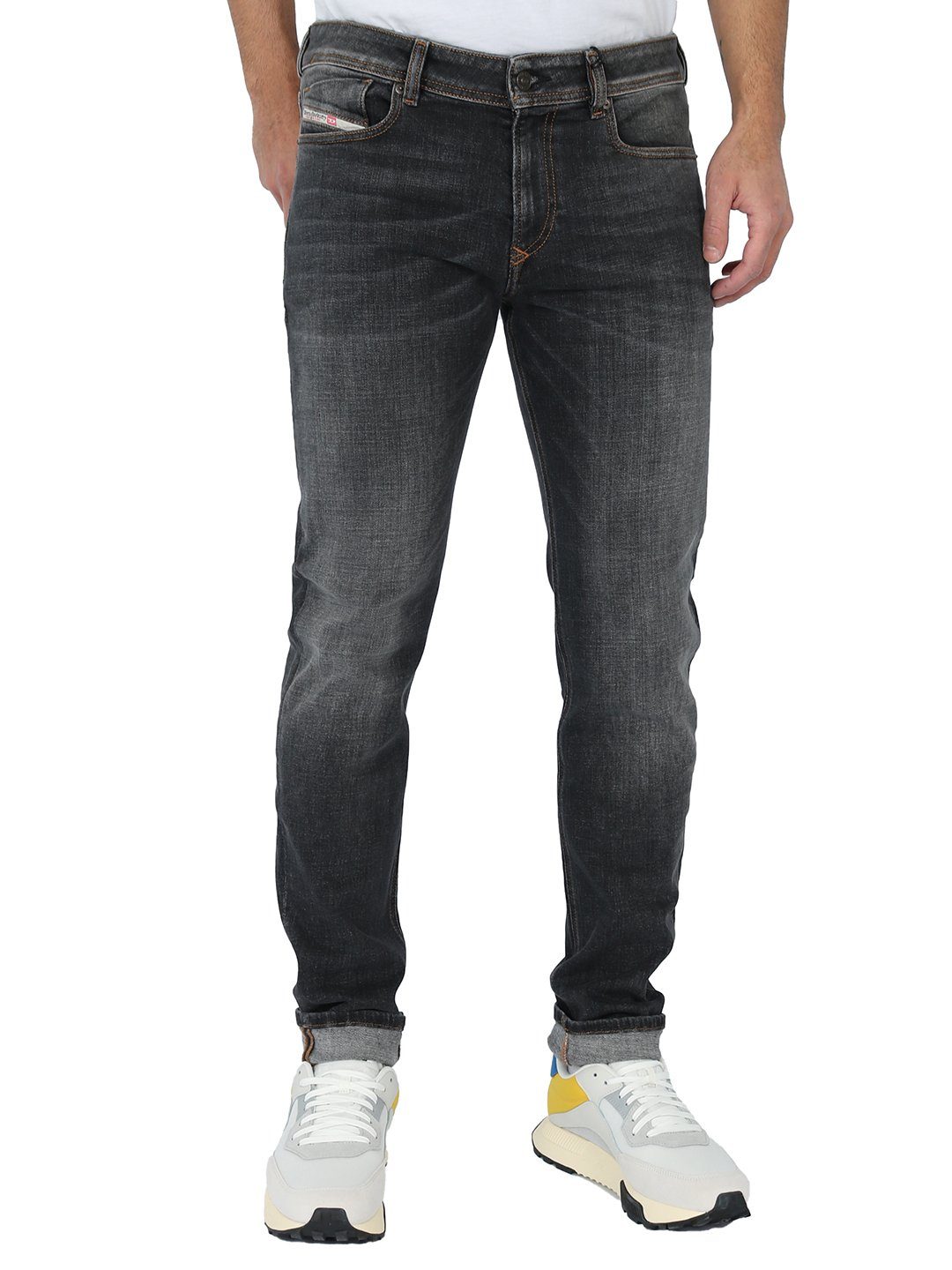 Diesel Skinny-fit-Jeans Stretchjeans in Dunkelgrau - 1979 Sleenker R962G - günstig online kaufen