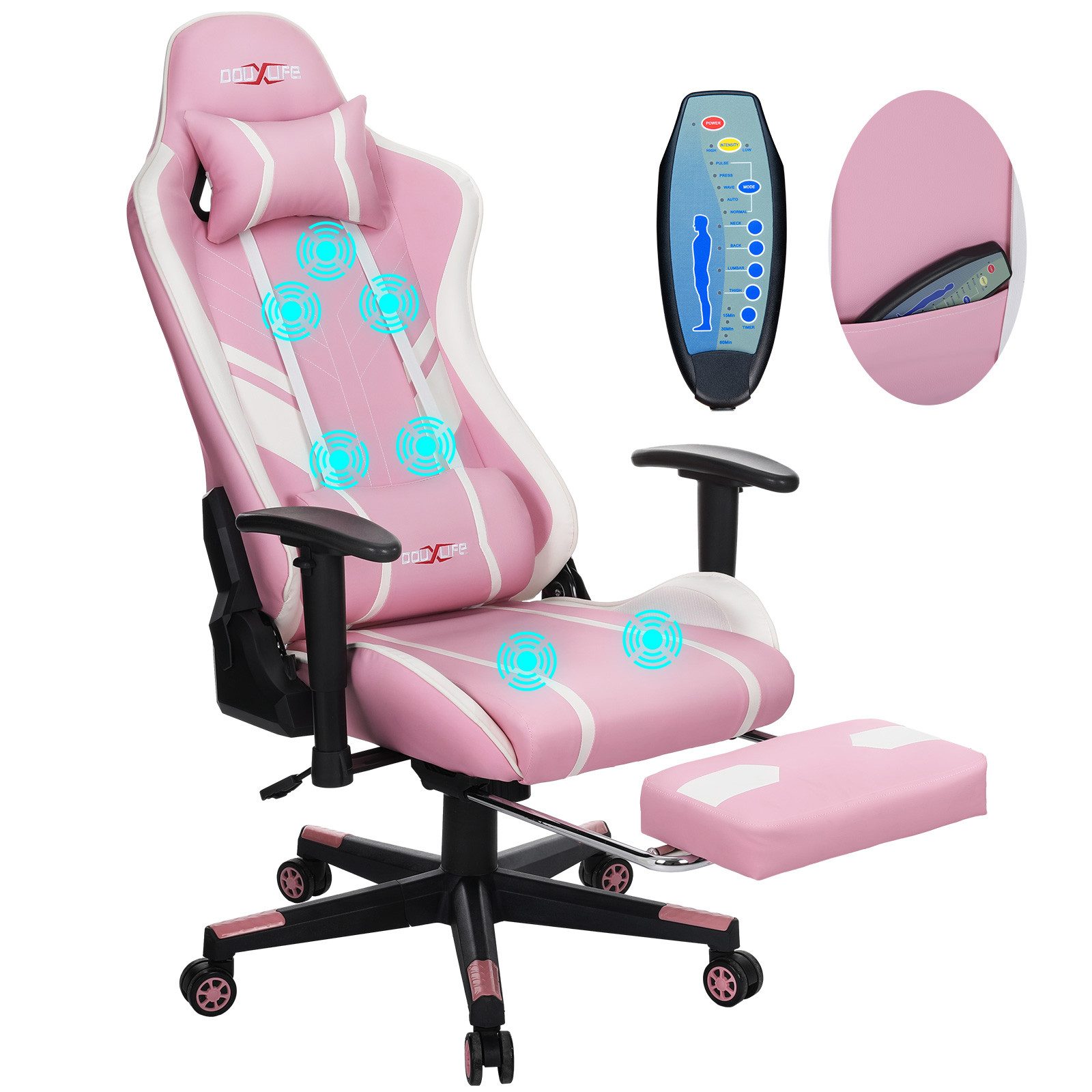 Douxlife Gaming-Stuhl (Ergonomischer Gaming Sessel mit günstig online kaufen