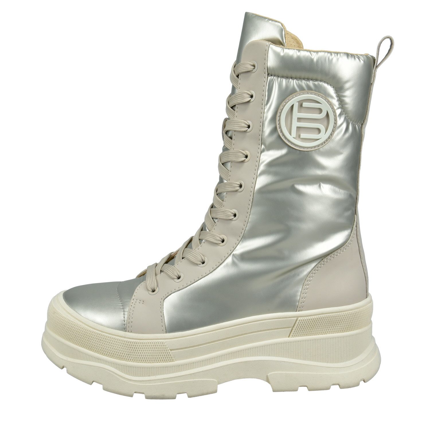 BAGATT TT.BAGATT Damen Stiefelette Haylee D31-ABN51-6959-9052 metallics/beige Stiefelette