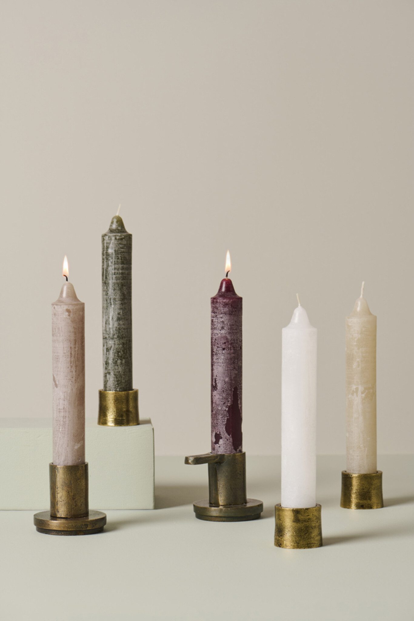 Ib Laursen Spitzkerze Dickere Rustikale Kerze günstig online kaufen