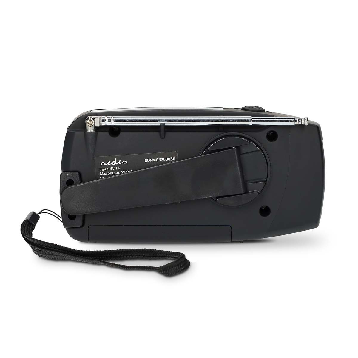 Nedis RDFMCR2000BK Notfallradio (FM Radio, 2 W)