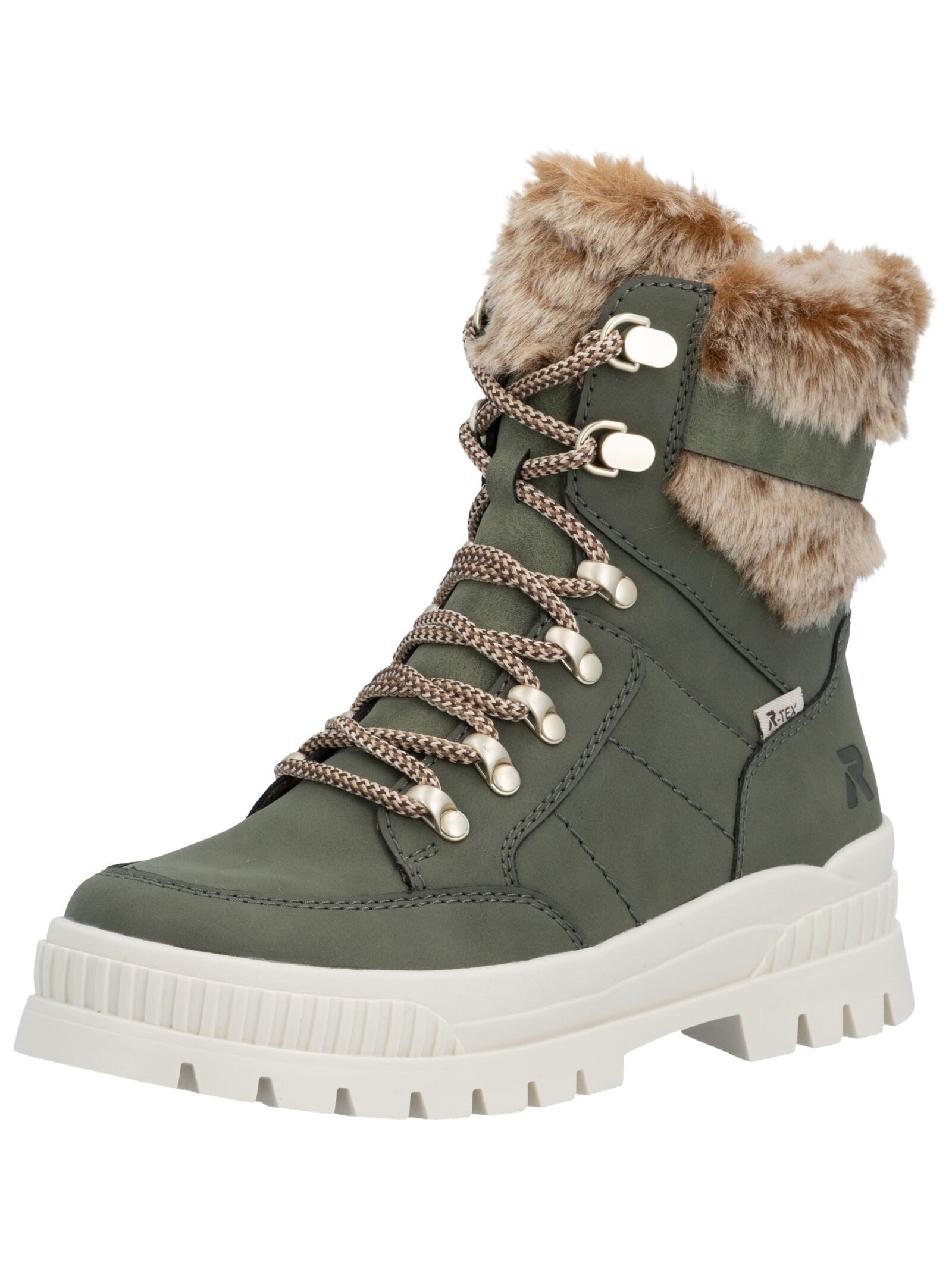 Rieker Rieker Stiefelette Veloursleder Schnürstiefelette