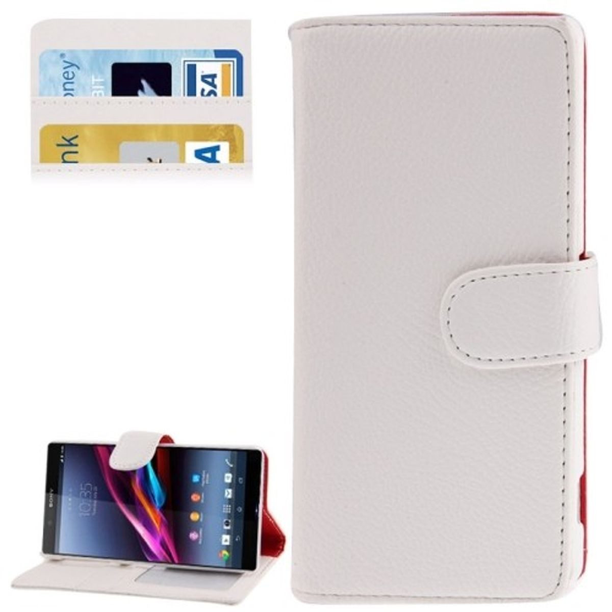 König Design Handyhülle Sony Xperia Z2, Sony Xperia Z2 Handyhülle Backcover Weiß