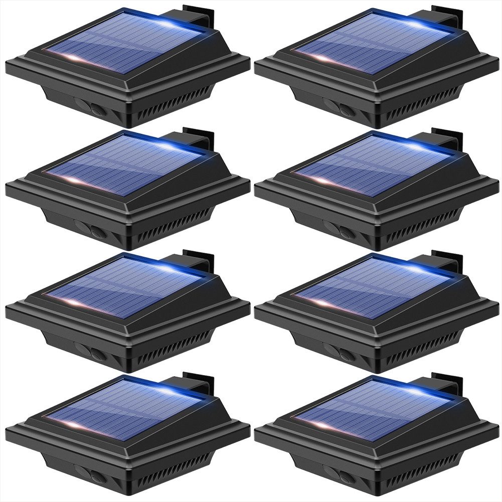 KingLux LED Dachrinnenleuchte 40LEDs Solar dachrinnenleuchten günstig online kaufen