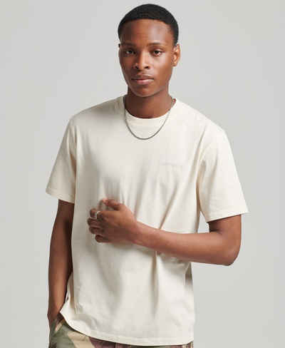 Superdry T-Shirt CODE ESSENTIAL OVERDYED TEE Rice White