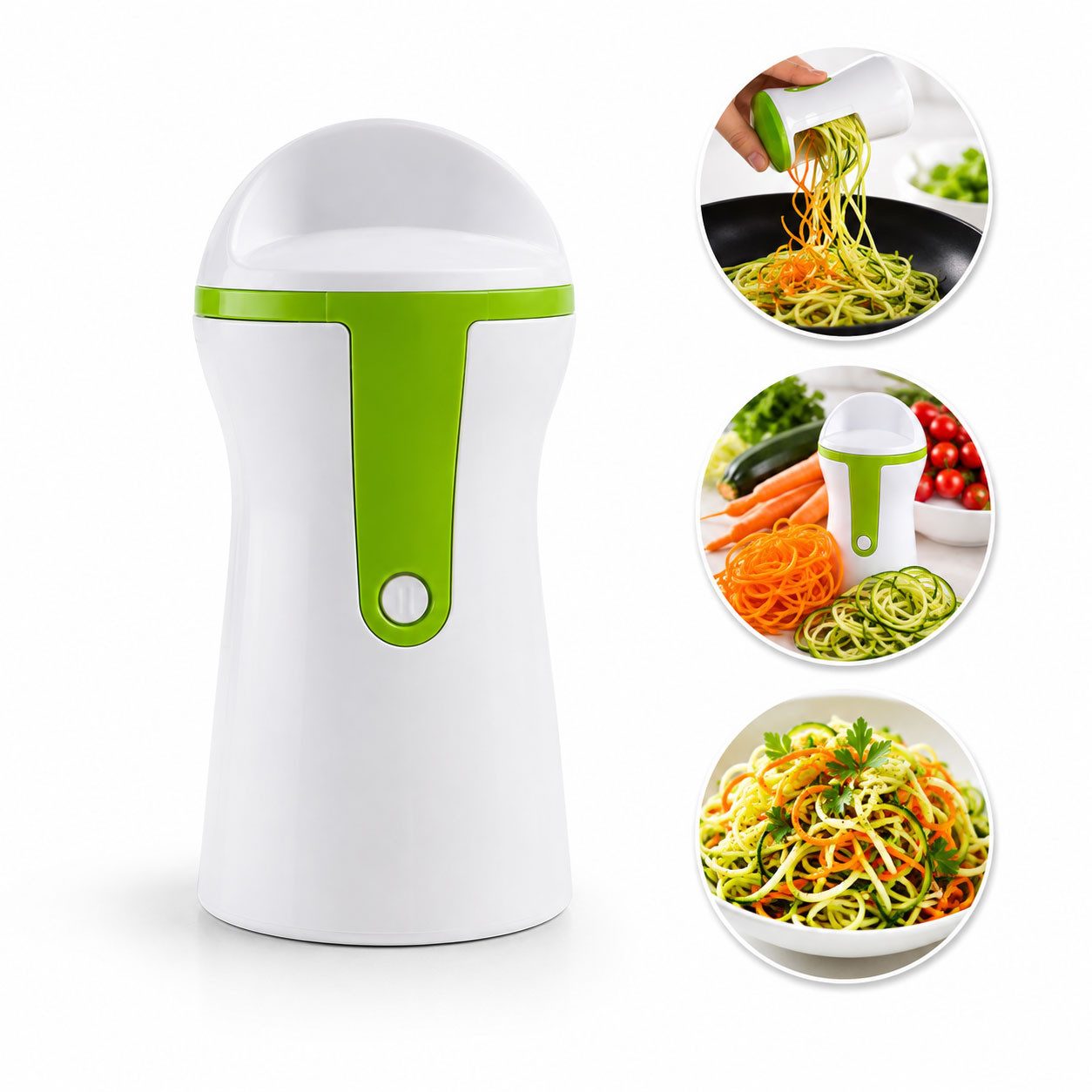 VABIONO Spiralschneider Gemüsehobel Spaghetti-Schneider Julienne-Schneider Gemüsespaghetti, kostenloser Versand