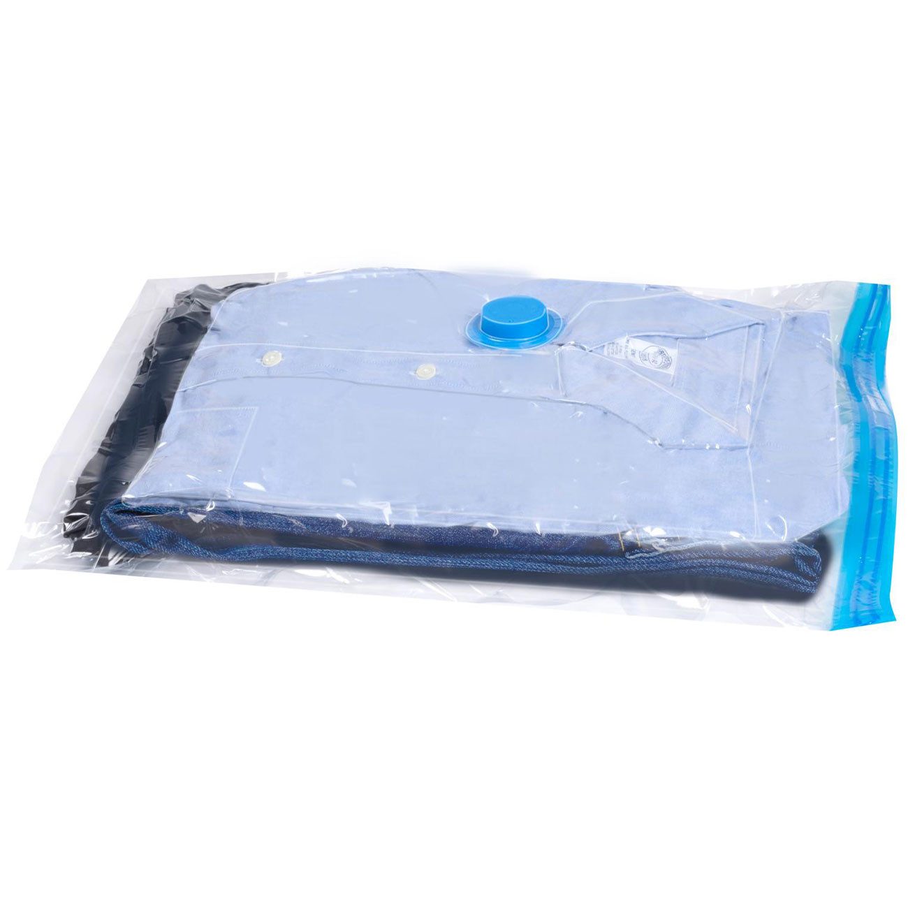 *Alpina* Kleidersack XL Vakuumbeutel 45x60 cm mit Clip – bis zu 75% mehr Stauraum (10 St)