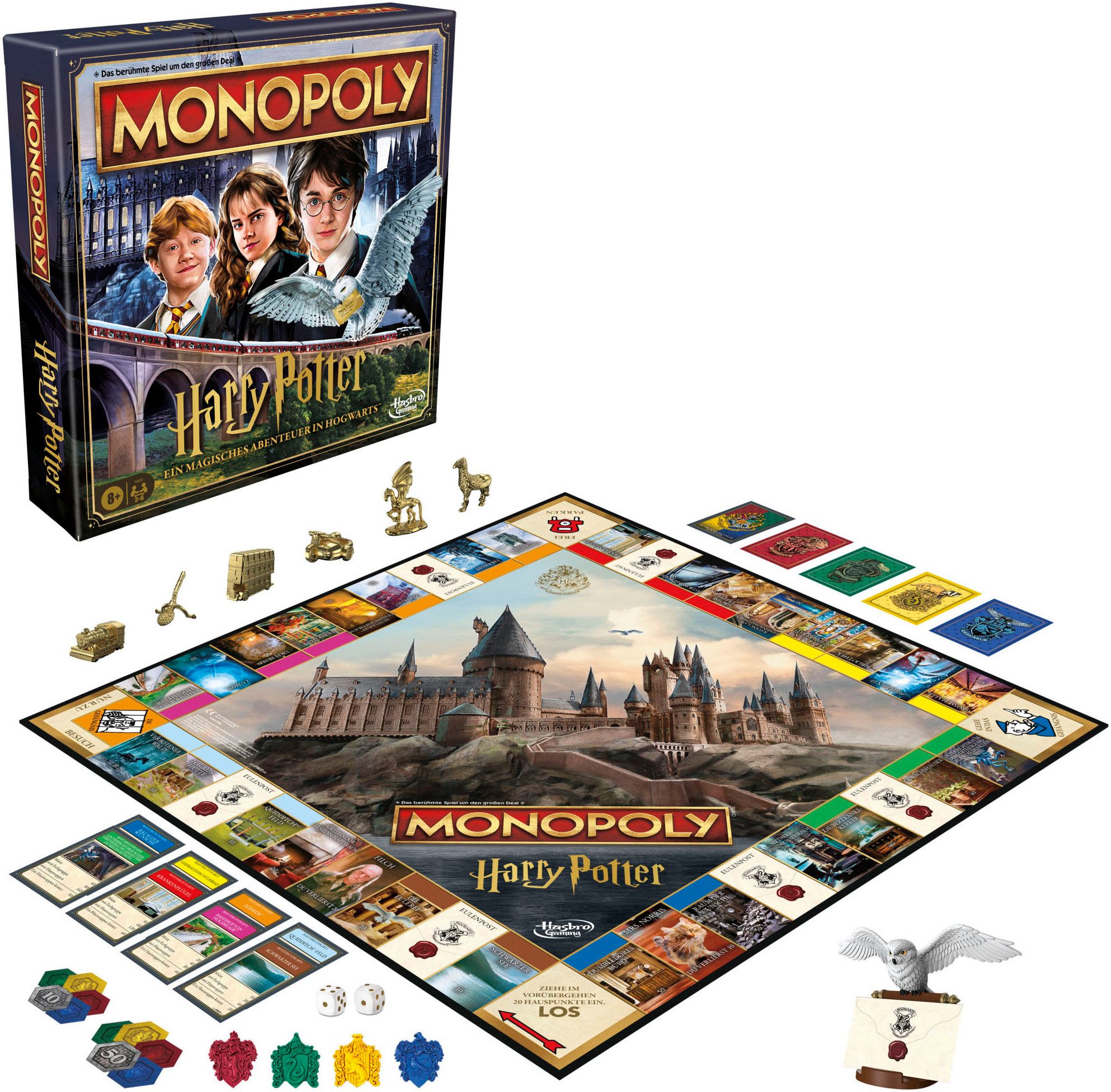 Hasbro Spiel Monopoly Harry Potter, Gesellschaftsspiel