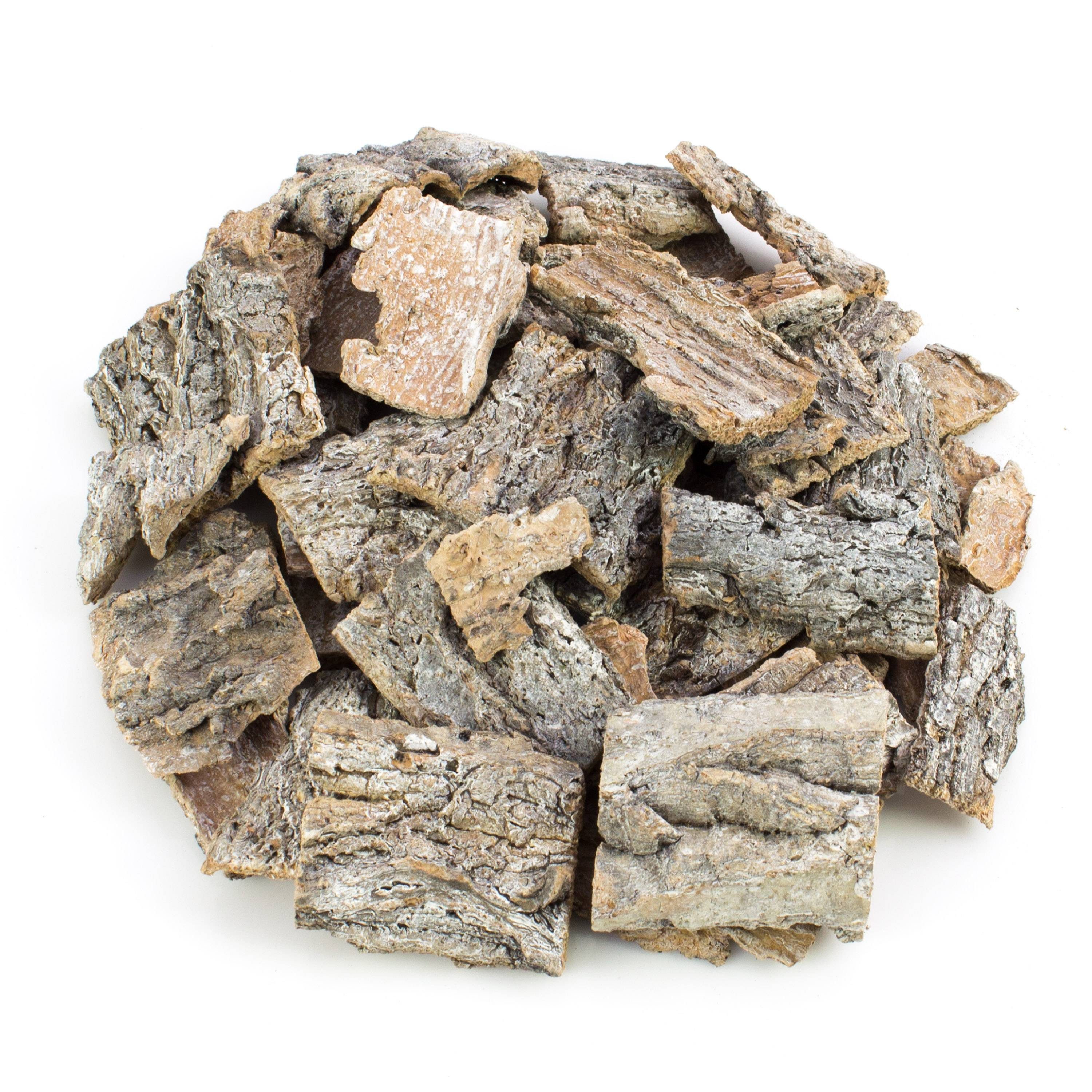 INNA-Glas Streudeko Baumrindenstücke Randy, weiß gekalkt, 5x6cm