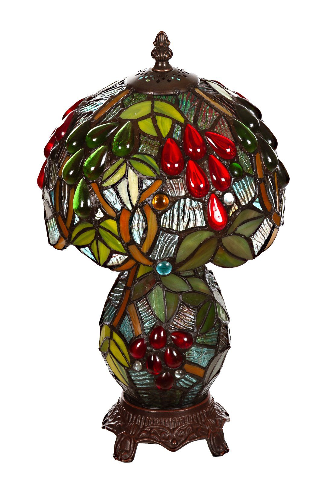 BIRENDY Stehlampe Birendy 12 Zoll Tischlampe Tiffany Libelle groß Motiv Lampe