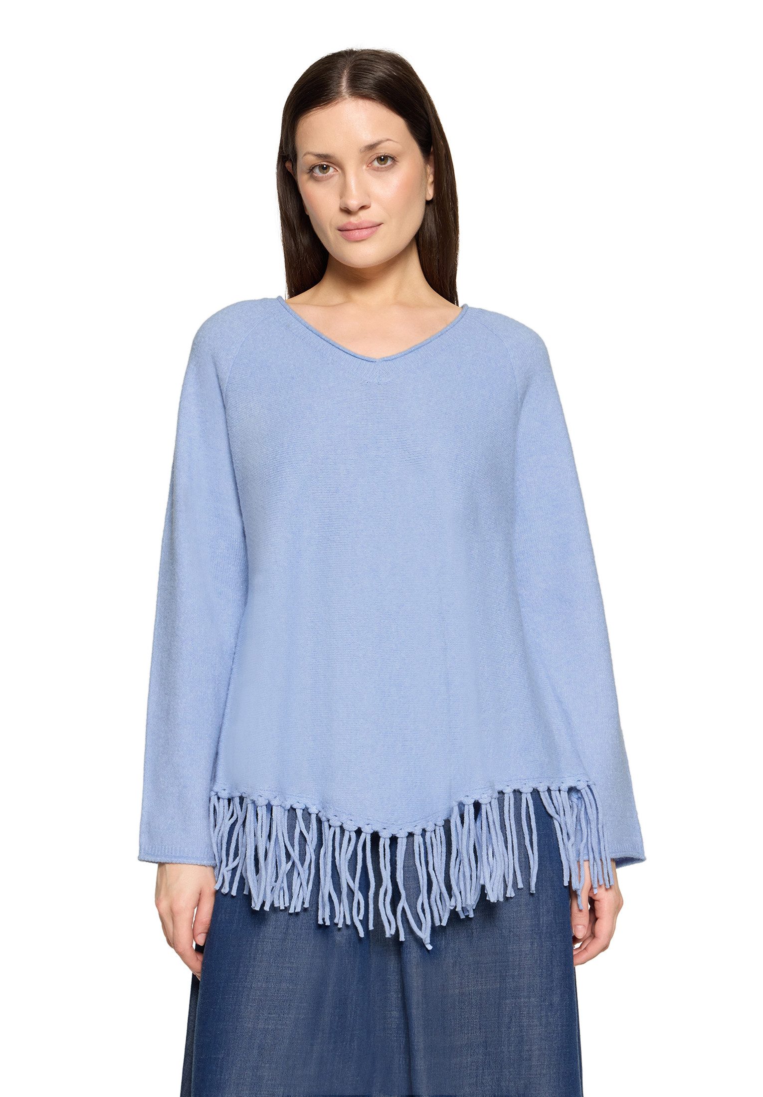 Strickpullover Damen mit V-Ausschnitt