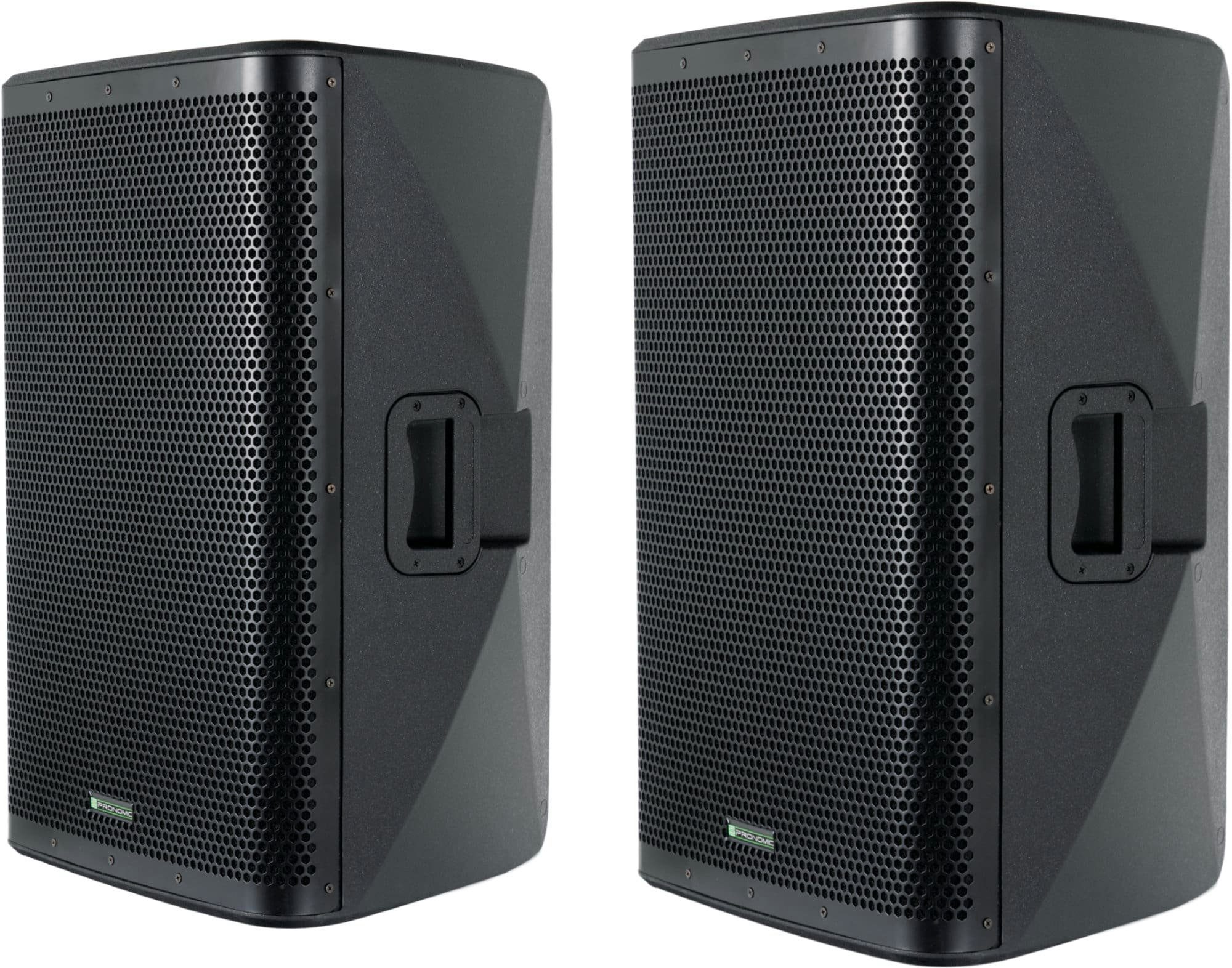 Pronomic C-215 MP 15" Passivboxen Set im Multifunktionsgehäuse samt Stativen Lautsprecher (Nein, 350 W, passive 2-Wege Box mit 3 Tragegriffe & Boxenstative aus Stahl)