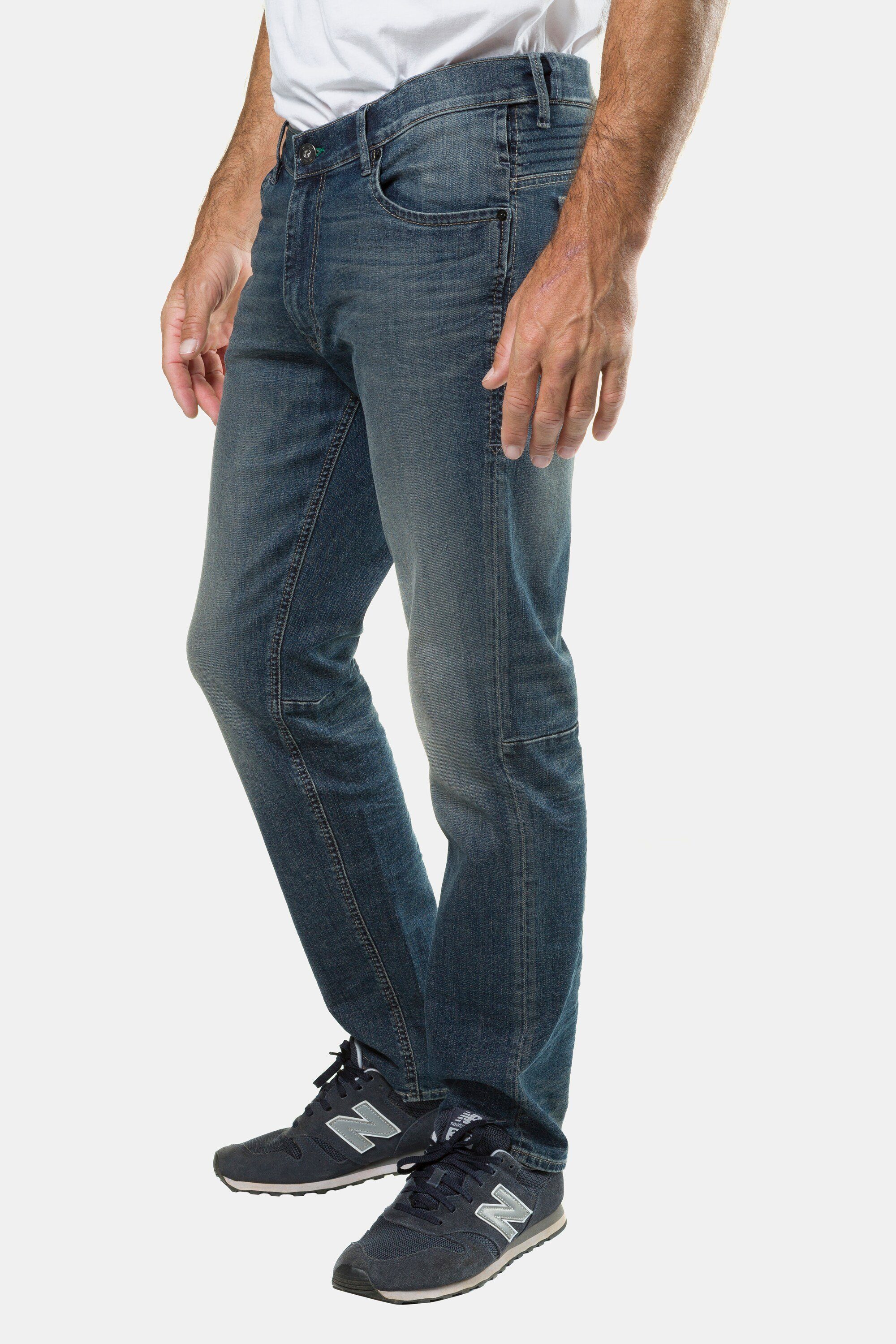 JP1880 Cargohose Traveller-Bund Denim Jeans Fit blue stone Straight