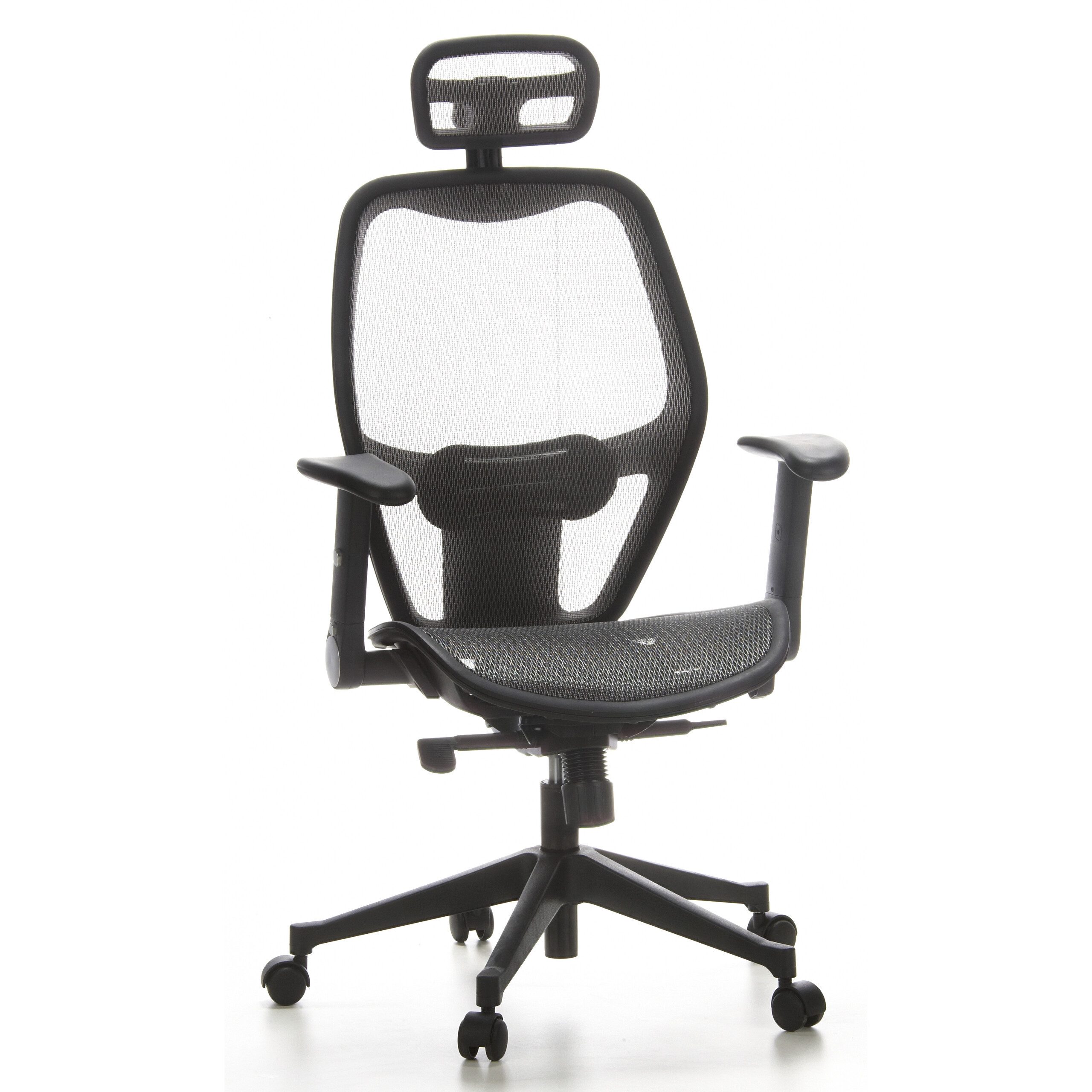 hjh OFFICE Drehstuhl Profi Bürostuhl AIR-PORT Netzstoff (1 St), Ergonomischer Chefsessel, Schreibtischstuhl höhenverstellbar