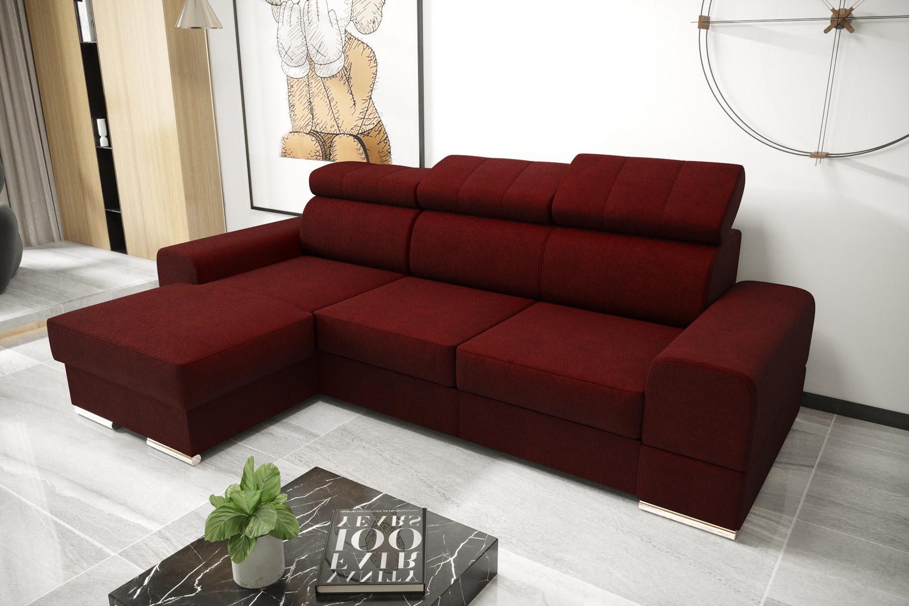 Xlmoebel Ecksofa Sofa mit Schlaffunktion aus Stoff in L-Form und modernem Design -, Hergestellt in Europa