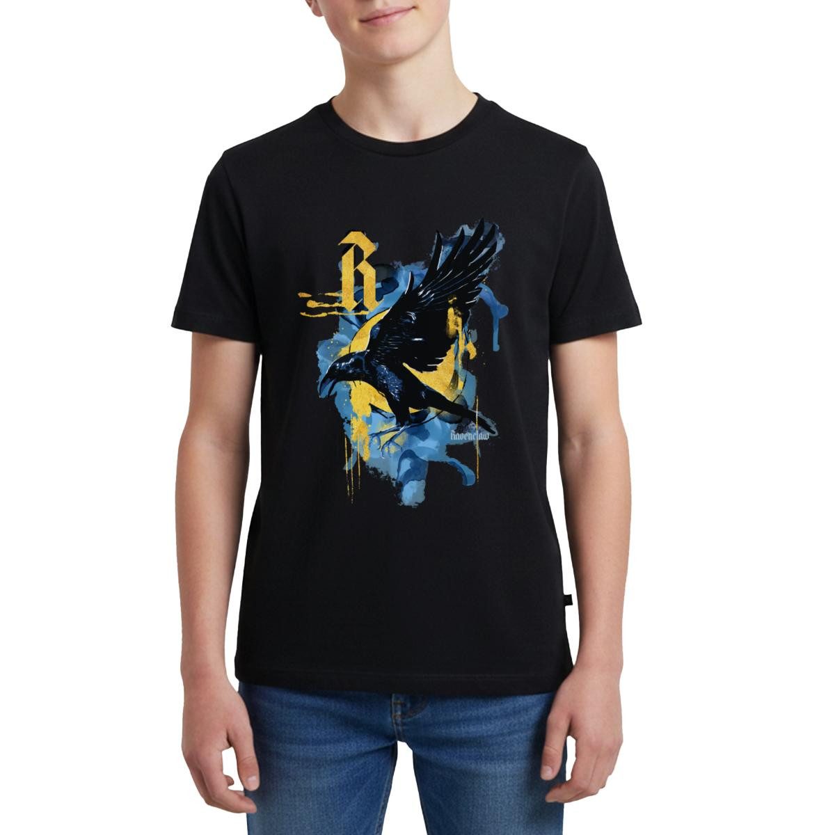 T-Shirt Harry Potter Haus Ravenclaw Rabe Teenager Premium T-Shirt