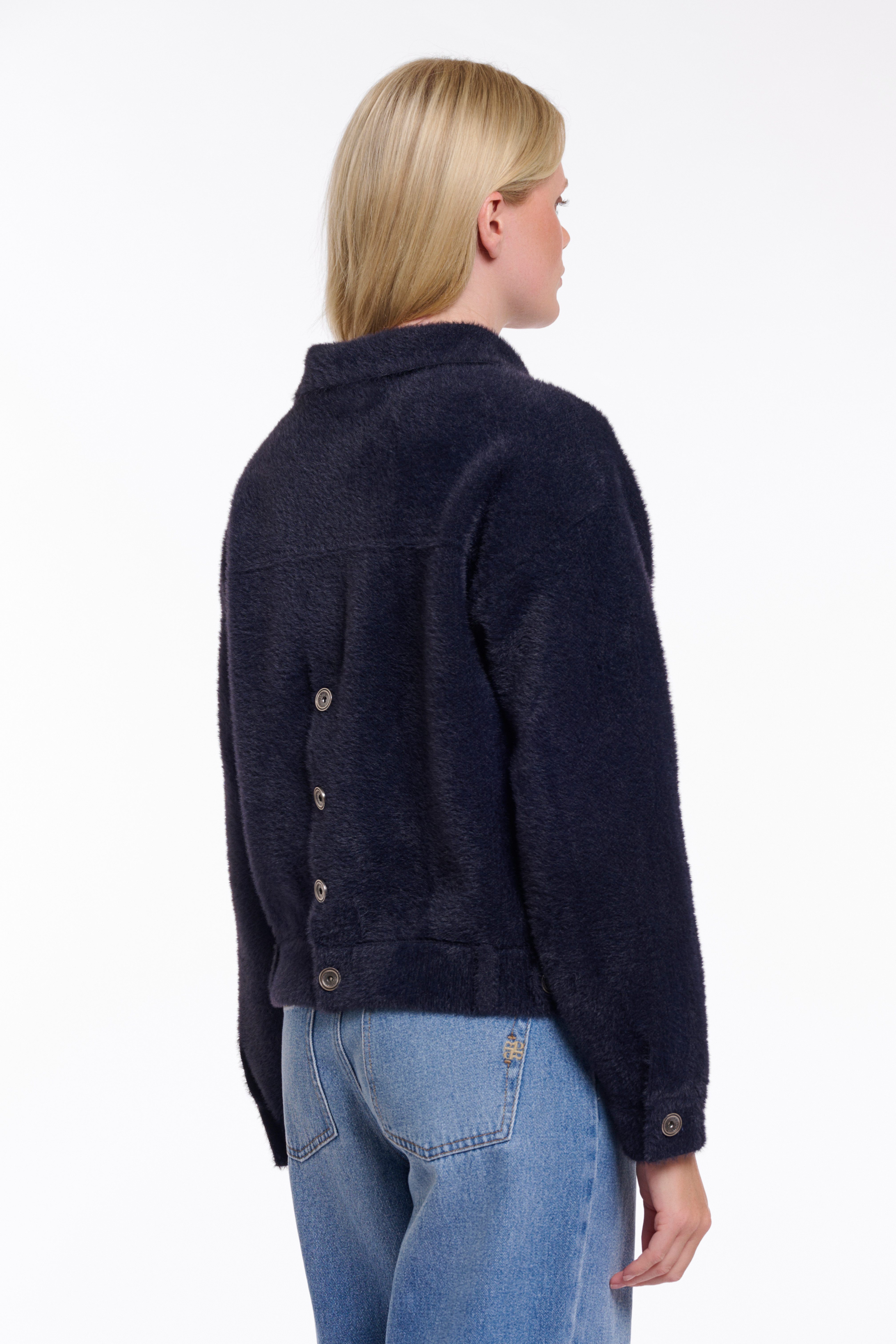 Rino & Pelle Strickjacke BUBBLY mit flauschiger Optik günstig online kaufen
