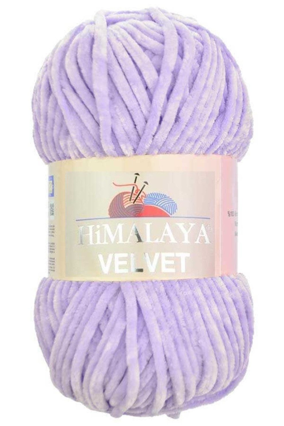 Himalaya Velvet Wolle - 100% Micro-Polyester, 100g/120m, Stärke 6 Super Bulky Häkelwolle, 120 m (Einzel-Pack, 1-St., Wolle), Superbauschiges Chenille Garn