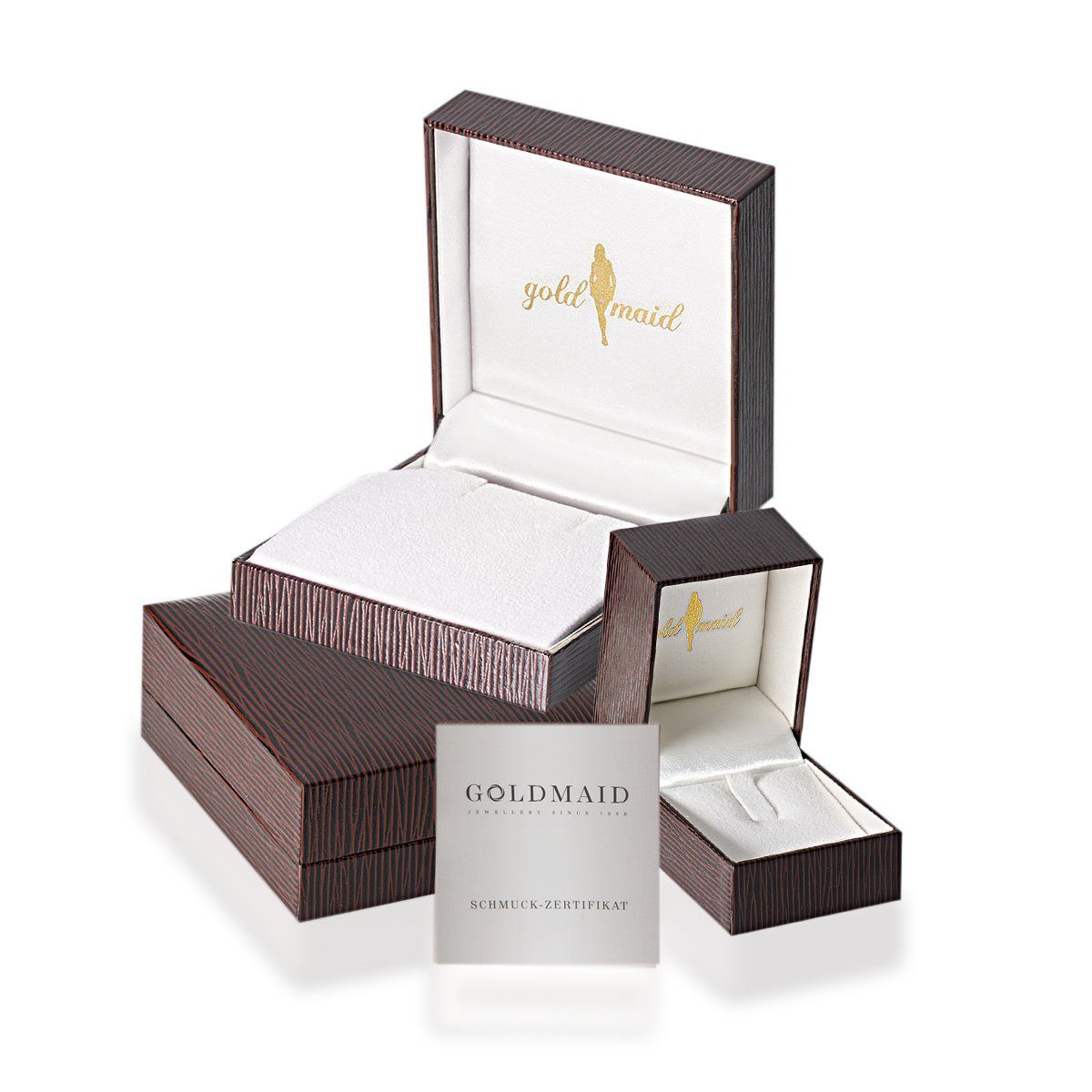 goldmaid Paar Ohrstecker 585 Weißgold Glänzend 46 Brillanten weiß günstig online kaufen