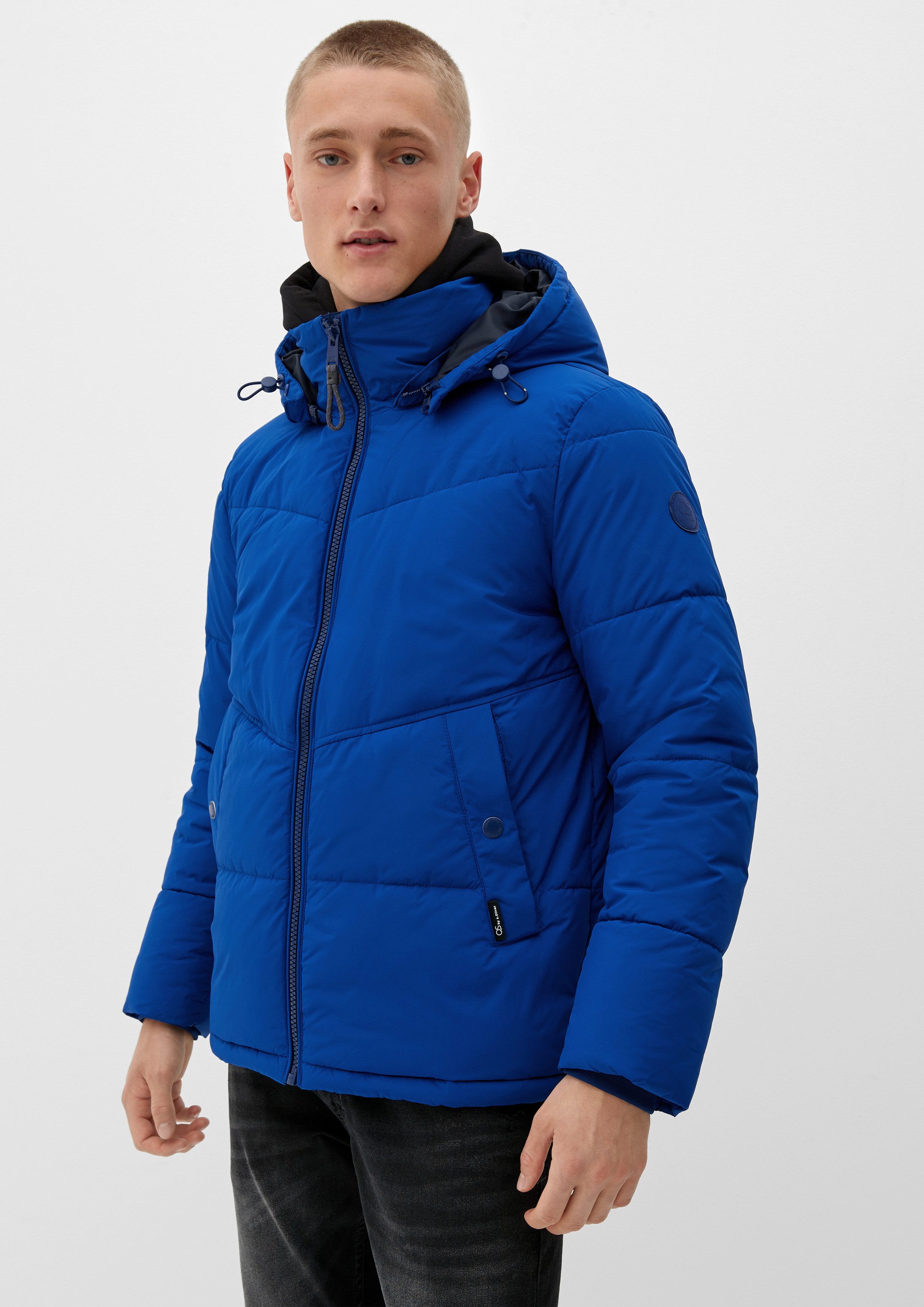 QS Funktionsjacke Outdoor-Jacke Steppjacke mit Kapuze