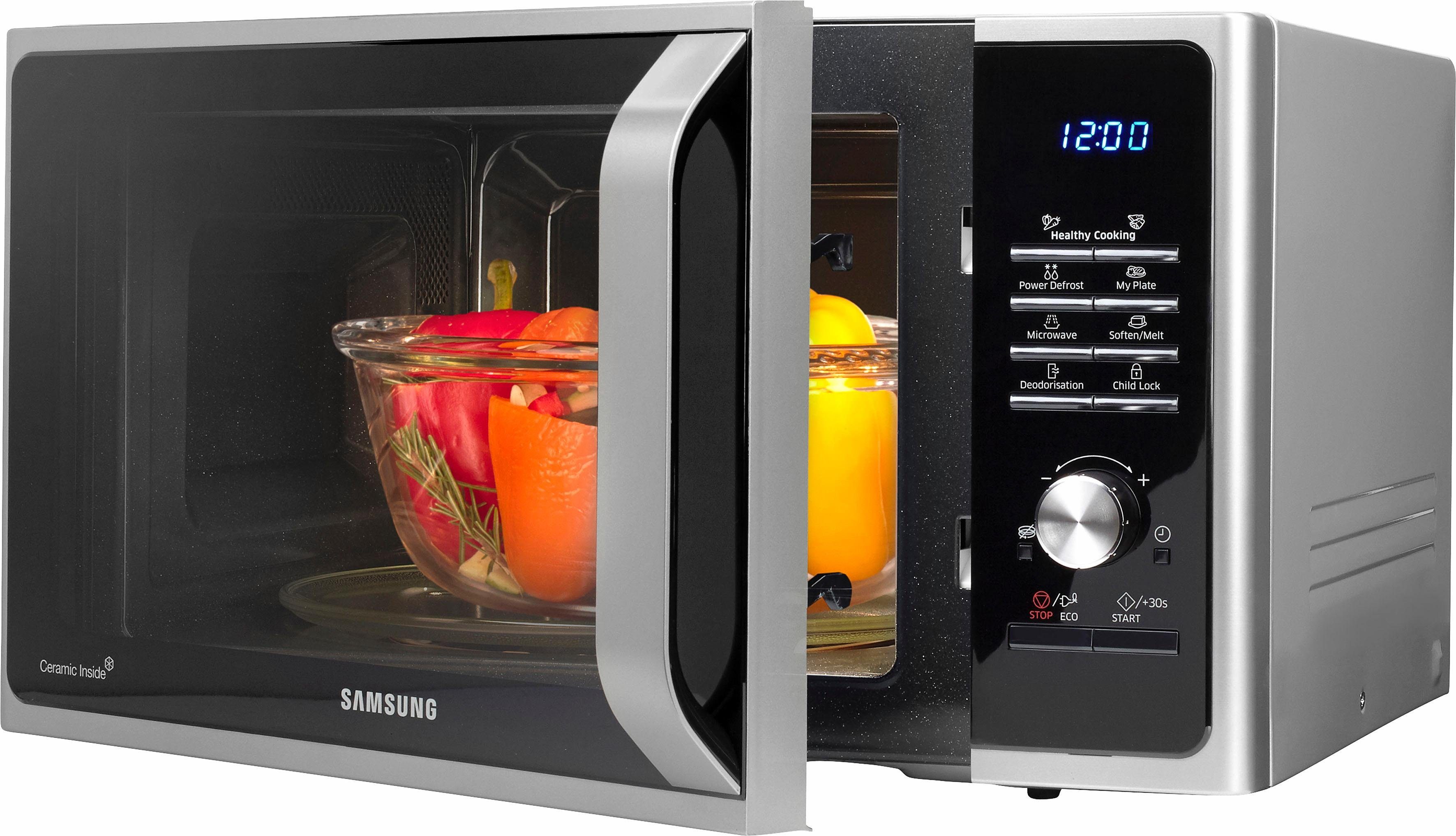 Samsung Mikrowelle MS28F303TAS/EG, 1000 W, mit Keramik-Emaille-Innenraum - Samsung