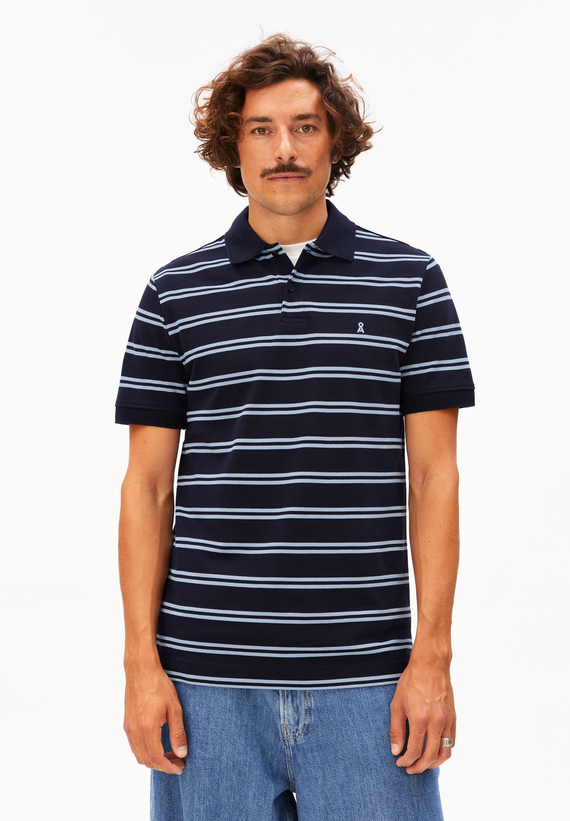 Armedangels Poloshirt STRIPED POLO 100% Bio-Baumwolle Regular Fit